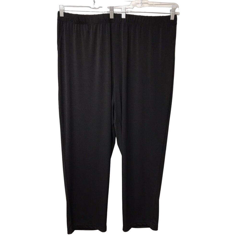 Roamans Pants Womens Plus 28W Black